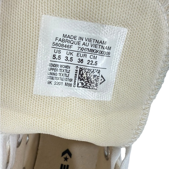 Converse Kids Chuck Taylor All Star Lift Platform Canvas High-Top Sneakers - Picture 12 of 15